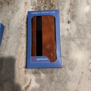 Brown and Black Mobile Phone Case